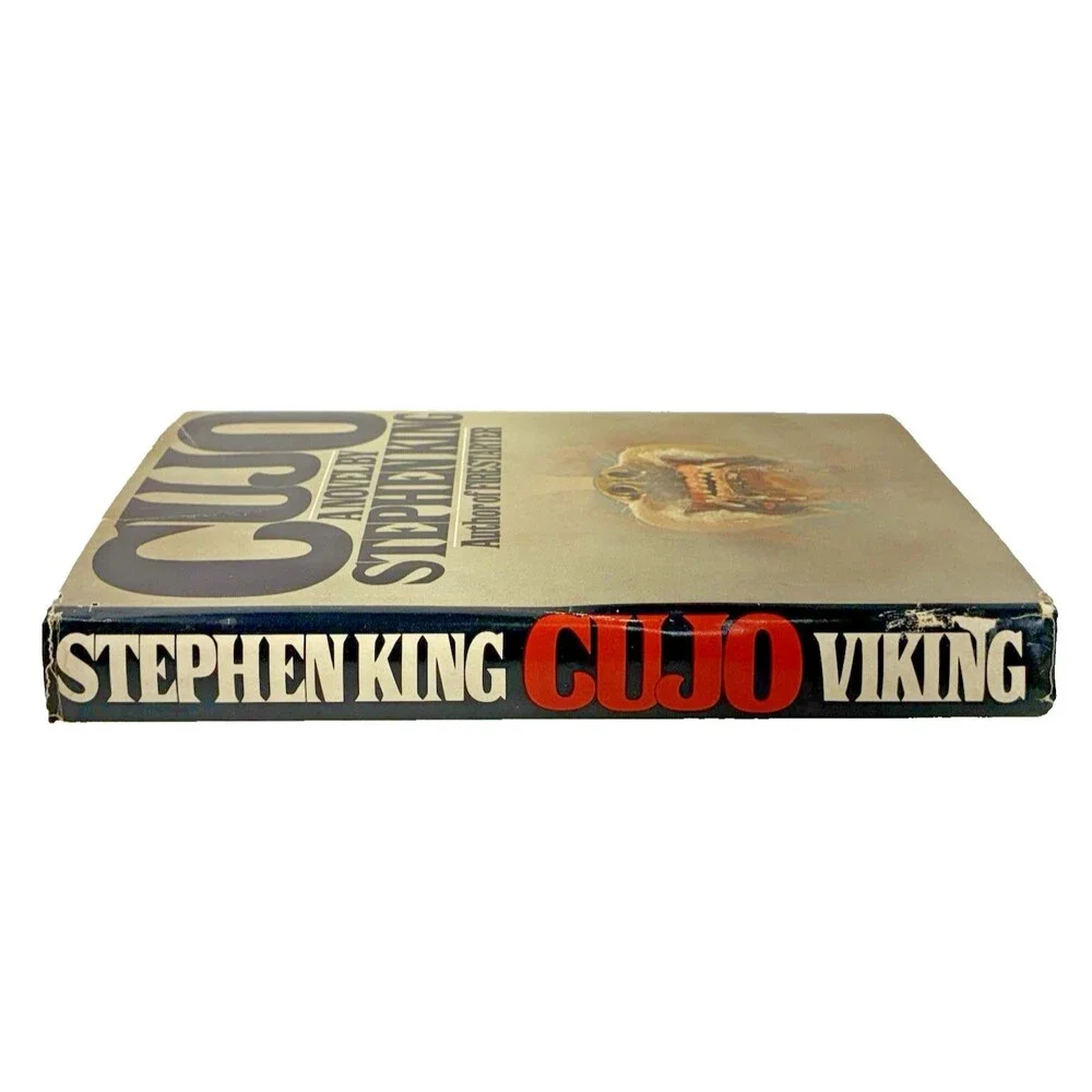 Cujo by Stephen King Vintage 1981 Viking Press First Edition Hardback Book